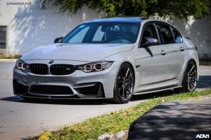 BMW M3 Sedan Nardo Gray on ADV.1 Wheels (ADV5.09 M.V2 CS) 2019 года